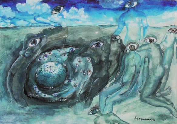 no title acrylic on paper